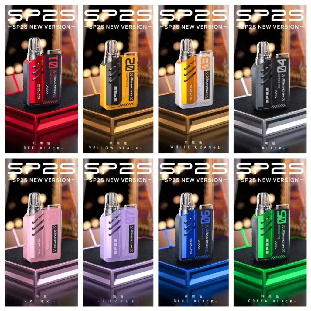 SP2S MAX主機｜SP2S方塊電子煙主機・8色可選・可調功率大電量設計